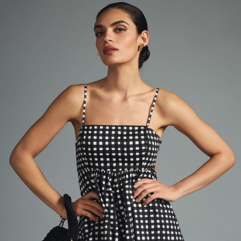 Anthropologie Hutch bandeau romper Size L